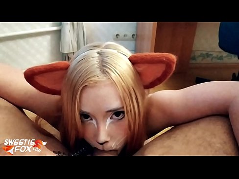 ❤️ Kitsune svelge pikk og cum i munnen ☑ Porno hos oss no.pornhills-com.ru ❌